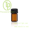 1ml amber essential oil vials with reducer and screwcap
