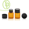 TP-1-08 5ml clear glass vials with black ca
