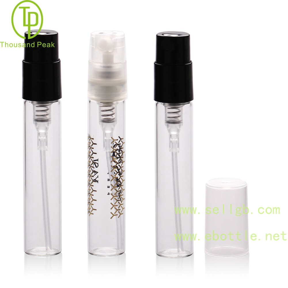 TP-3-04 2ml 3ml Perfume Sampler Vial with mini sprayer pump Atomizer